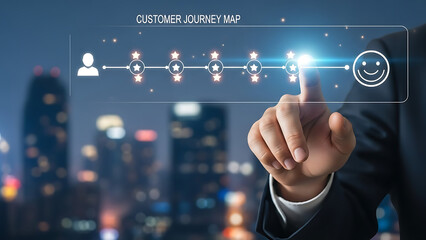 Enhancing User Experience in Business Analytics | Urban Skyline View at Night