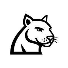 Panther head logo