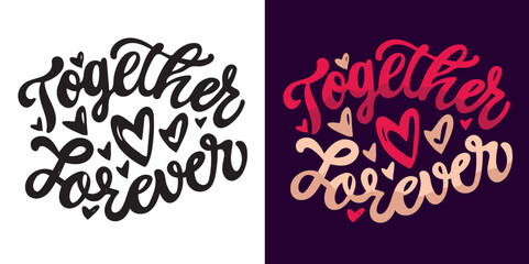 Valentine's Day core. Hand drawn doodle lettering quote about Love. Lettering for t-shirt design, mug print, bag print, clothes fashion. 100% hand drawn vector image.