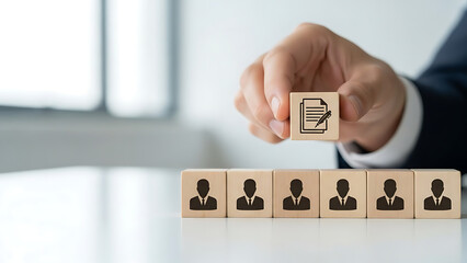 Selecting Candidate Blocks for Hiring Process in Office Environment