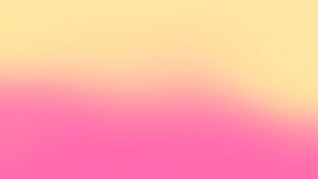 Soft Pink Yellow Cotton Candy Gradient Moving Background Animation - 4K Horizontal 10 second Video Seamless Loop