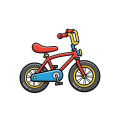 Fototapeta premium Kids bicycle illustration