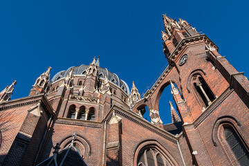 Neo gothic church “Maria vom Siege” (Mary the Victory) was built from 1867 till 1875. Vienna, Austria.