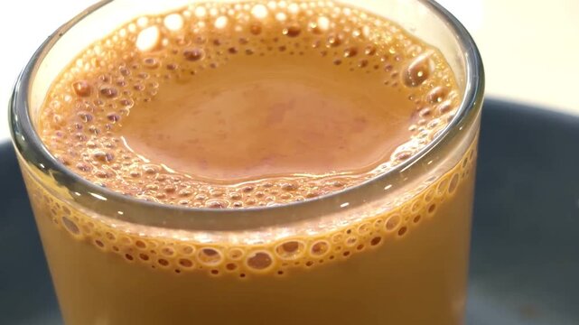 A glass of masala tea