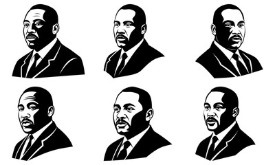 Minimalist vector portraits of anonymous professionals in a neutral professional mood