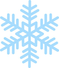 snowflake on white background