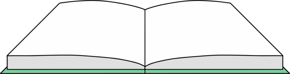open book vector