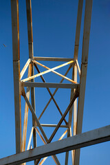 Passerelle pi&eacute;tonne provisoire orientable &agrave; Dieppe