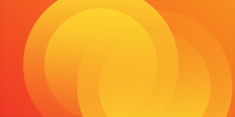 Modern Minimal geometric background. Orange elements with fluid gradient. Elegant Dynamic shapes composition. Eps10 vector