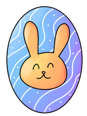 easter bunny rabbit egg ,art