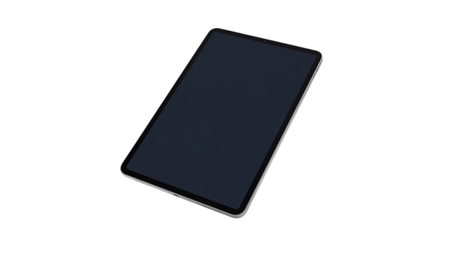 Black Tablet Product Shot Mockup isolated PNG with Transparent Background - Powered by Adobe