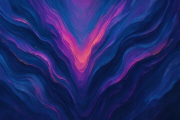 Fototapeta premium Deep Blue Energy Flow