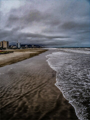 d&uuml;ne meer strand sand