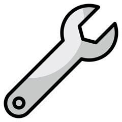 Wrench  Icon Element For Design