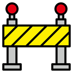 Barrier  Icon Element For Design