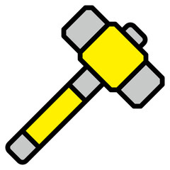 Sledgehammer  Icon Element For Design