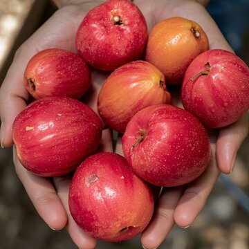 Ini adalah buah delima yang sangat segar