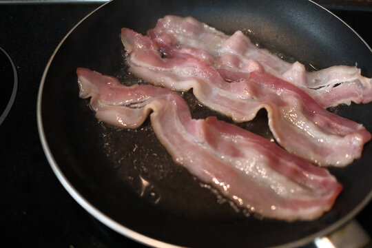 pork meat and bacon for barbacue lunch as ketogenic diet