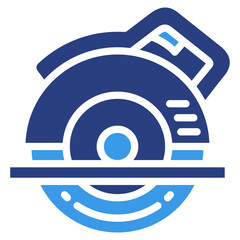 Circular Saw  Icon Element For Design