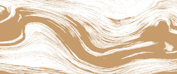 Vector brown color old wooden plank with natural pattern for design	