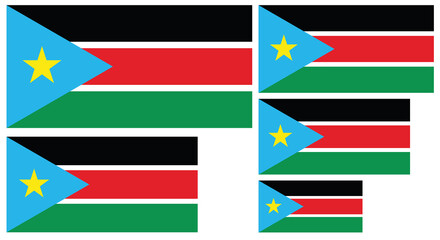 Flag of South Sudan PNG &ndash; High Resolution, Multiple Size Options