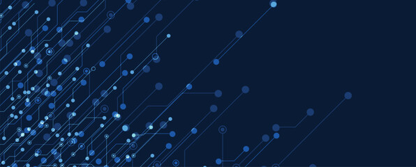 Abstract circuit technology board concept background
