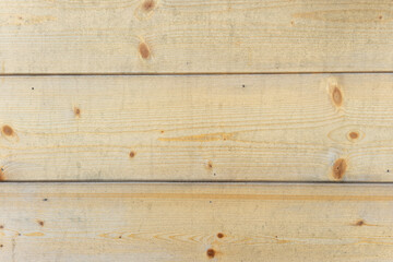 Wooden plank wall texture. Natural wood panel background. Flat lay composition with copy space.