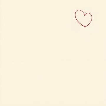 A romantic pink paper heart shape on a red background creates a beautiful Valentine Day card design with a flat lay art illustration for a love celebration or wedding holiday decoration pattern