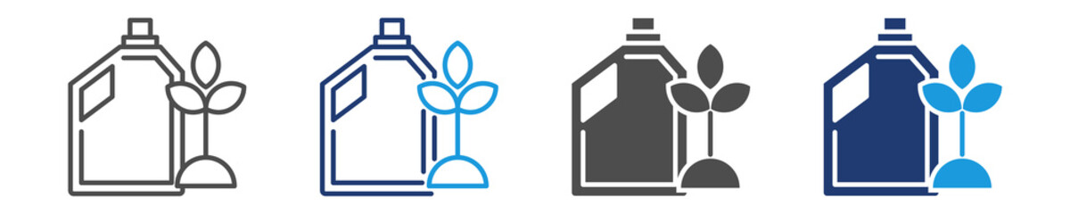 fertilizer icon sheet multiple style