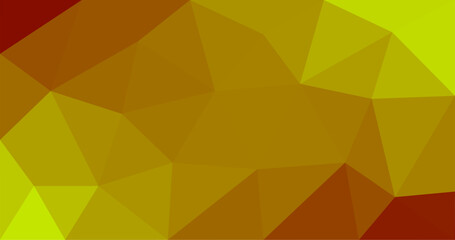 Obraz premium Polygon background Geometric background in Origami style with Orange Yellow Triangular design