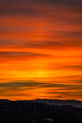 Sonnenuntergang Rennfeld - Hochsteiermark - &Ouml;sterrreich - Abendrot