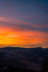 Sonnenuntergang Rennfeld - Hochsteiermark - &Ouml;sterrreich - Abendrot