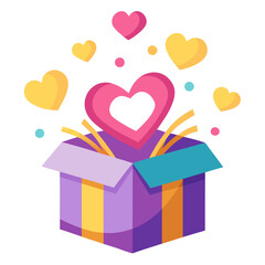 Valentine Love Gift Box Opening