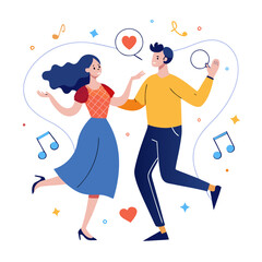 Valentine Cute Heart Characters