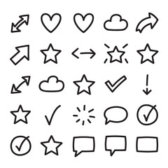 Social Media and UI Interface Symbol Set