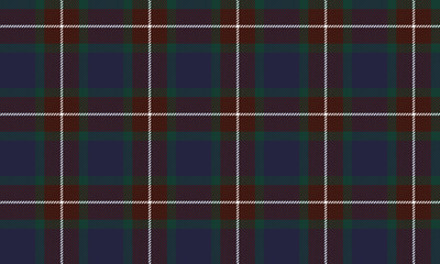Seamless plaid fabric in purple, brown, green, and white. A simple yet elegant and modern design, perfect for clothing, skirts, and trousers, adding a distinctive fashion touch.