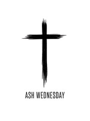 Black Cross on Ash Wednesday