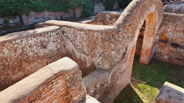 The Necropoli della Via Ostiense in Ostia Antica, the old port of Rome, Lazio, Italy, dating back to the 7th century BC