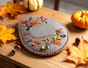 Felt mouse pad, Generated image	
