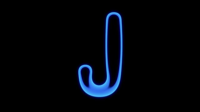 An animated letter that is revealed in a ghostly energetic style. Create cool full screen captions and overlays with the full set that features 26 letters and 10 numbers, with alphas for easy drag and