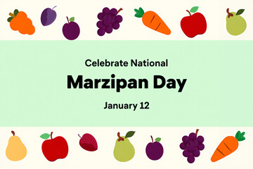 Sweet Marzipan Confectionery Pieces