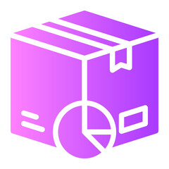 pie chart gradient icon