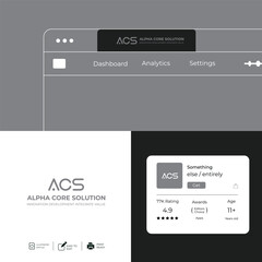 Logo template design