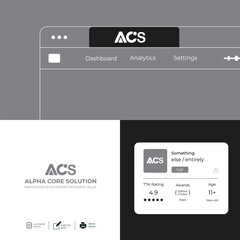 Logo template design