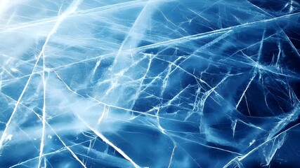 Fitness. Exercise. New Year resolution. Healthy lifestyle theme. A closeup view of a frozen surface, possibly a frozen lake or a frozen river.