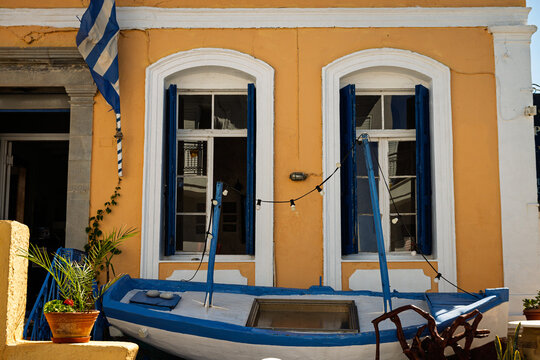 Old front of the house in Agios Nikolaos