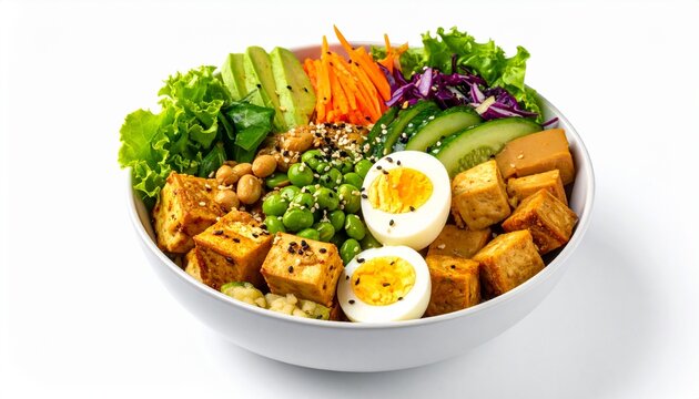 Fresh vegetable salad with peanut sauce dressing gado gado