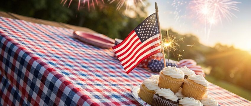 Fourth of july independence day cookout