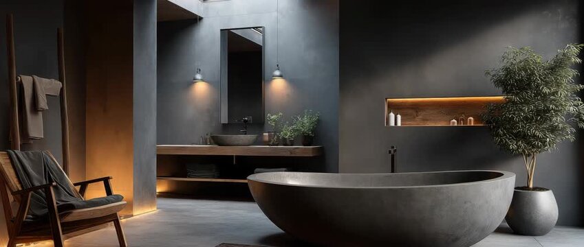contemporary bathroom design.