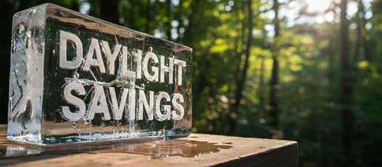 Daylight savings time concept